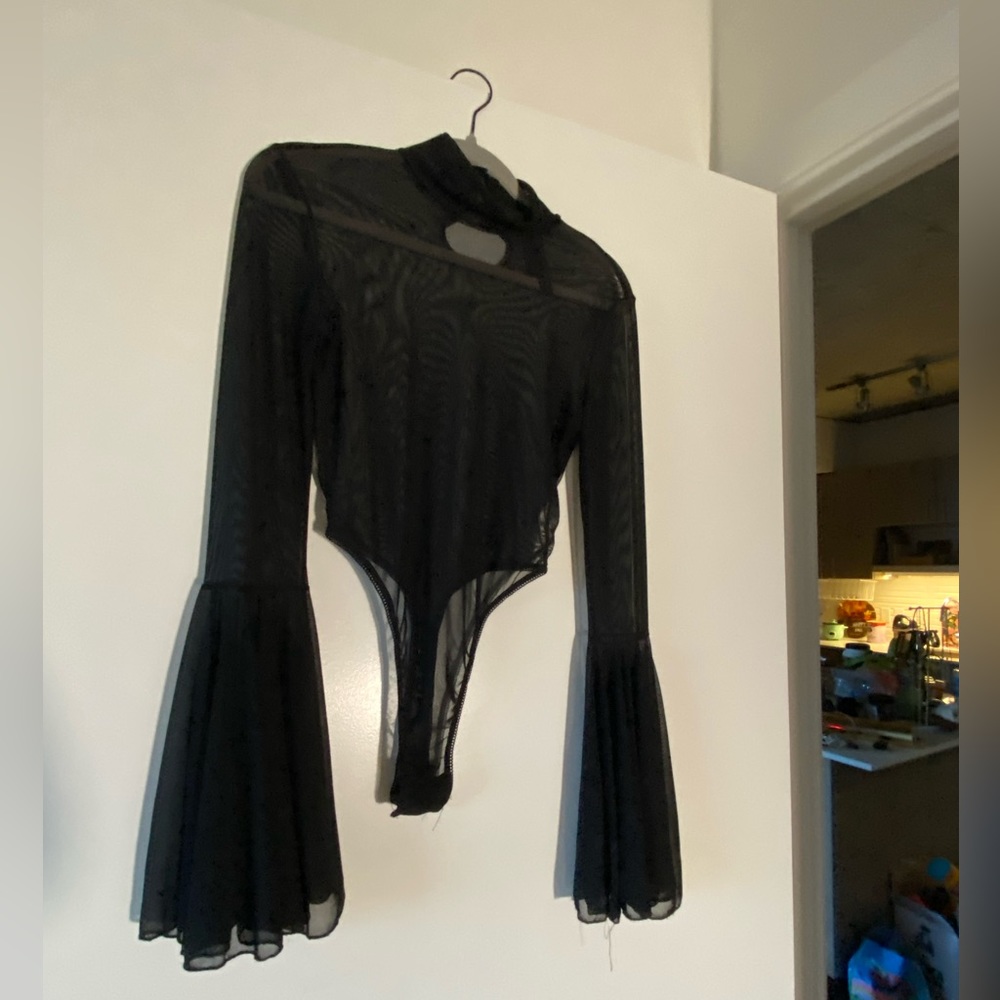 Bell-Sleeves Body Suit